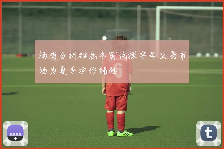 杨鸣分析雄鹿冬窗试探字母交易市场为夏季运作铺路